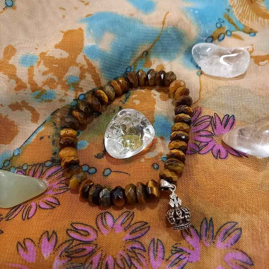 Pulsera ojo de tigre - Tienda Budista