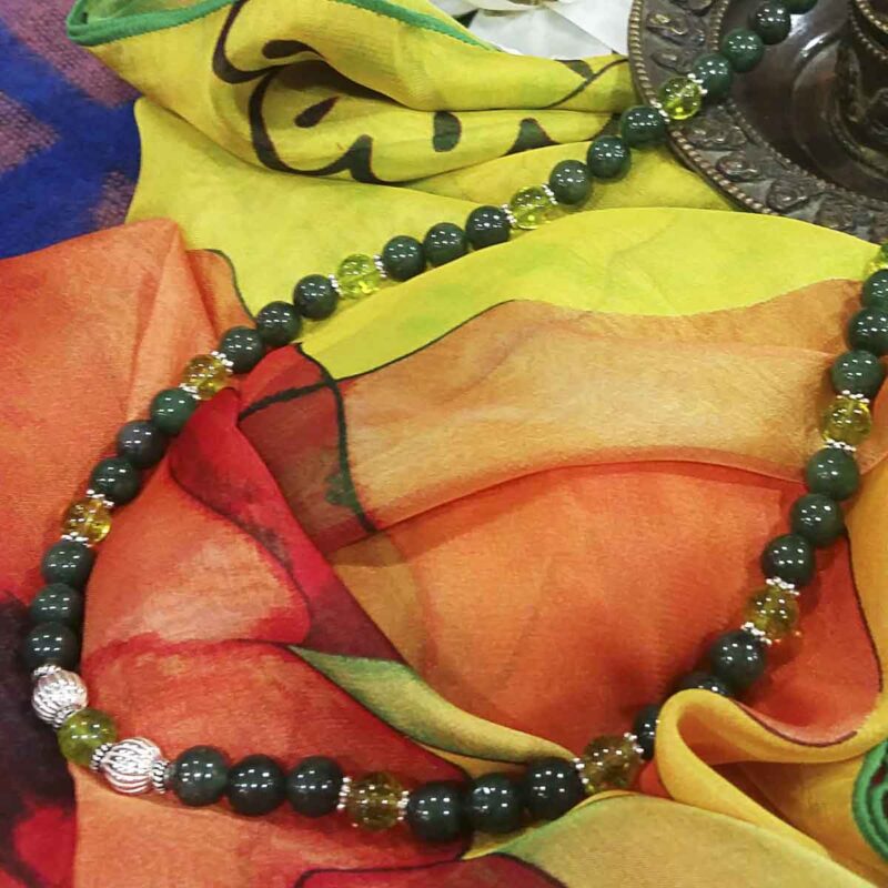 Collar de aventurina y plata - Imagen 2